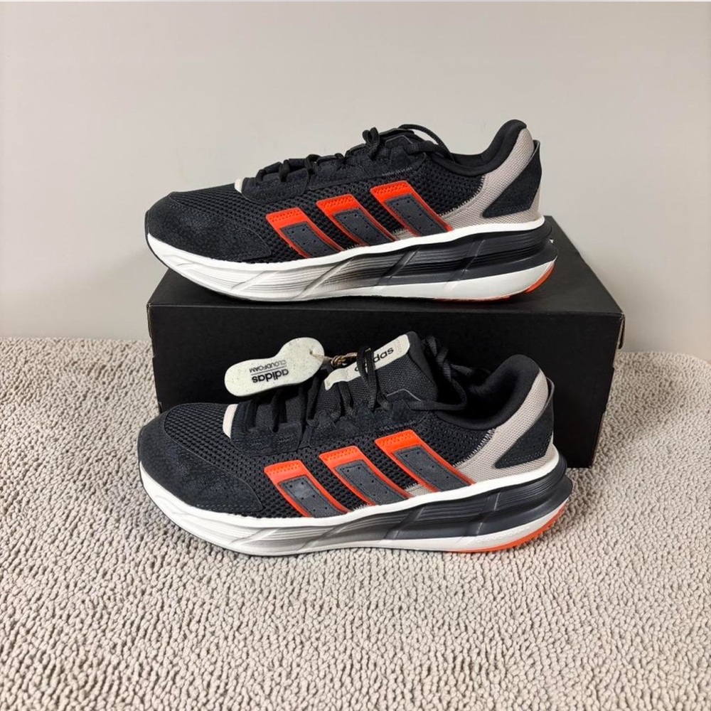 Adidas Black and Red ASTRASTAR Running Shoes